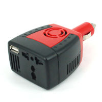 150W หม้อแปลง อินเวอเตอร์ ติดรถยนต์ ขนาดพกพา แปลงไฟรถเป็นไฟบ้าน Car Power Inverter 12v to 220v Converter 12V DC to AC 220V Adaptor 150W