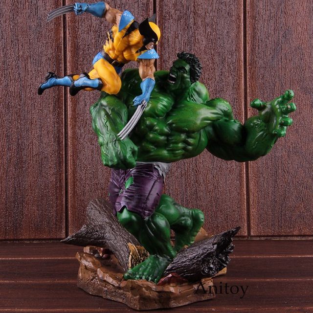 สินค้าขายดี-โมเดลฟิกเกอร์-hulk-vs-wolverine-พร้อมส่ง-ของเล่น-ของสะสม-โมเดล-kid-toy-model-figure