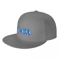 New Available Doraemon logo Flat Brim Sunshade  Baseball Hat Men Women Fashion Polyester Solid Color Curved Brim Hat Uni