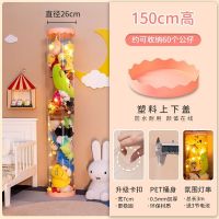 [COD] Transparent bucket plush toy storage for dolls transparent doll pvc loaded cylindrical acrylic large