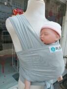 Địu vải BUBI Wrap - lưới thoáng khí - PE