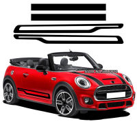 รถจัดแต่งทรงผมประตูด้านข้างกระโปรงสติกเกอร์ Body Stripes Hood Decal สำหรับ Mini Cooper R50 R52 R53 Hatch R56 R57 F56 F57อุปกรณ์เสริม