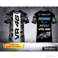 2023 New Adriatico Motorcycle Jersey "Valentino Rossi #46" Longsleeve &amp; T-shirt Summer Fashion T-shirt