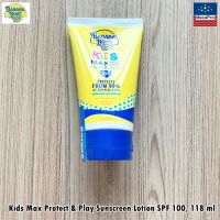 Banana Boat® Kids Max Protect &amp; Play Sunscreen Lotion SPF 100, 118 ml บานาน่า โบ๊ท โลชั่นกันแดด สำหรับเด็ก กันน้ำและเหงื่อ