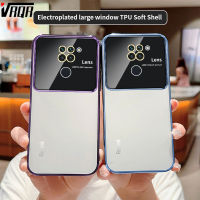 VRQR สำหรับ Xiaomi Redmi Note 9 10X 4G เคสโทรศัพท์โปร่งใส  กับขอบทั้งหมด Electroplated Noble และหรูหราป้องกันใหม่