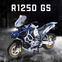 【 Rum】1:12ชั่ง BMW R1250 GS ล้อแม็กรถจักรยานยนต์รุ่นแสงและเสียงผล D Iecast รถของเล่นสำหรับเด็กผู้ชายของขวัญวันเกิดเด็กของเล่นรถคอลเลกชัน