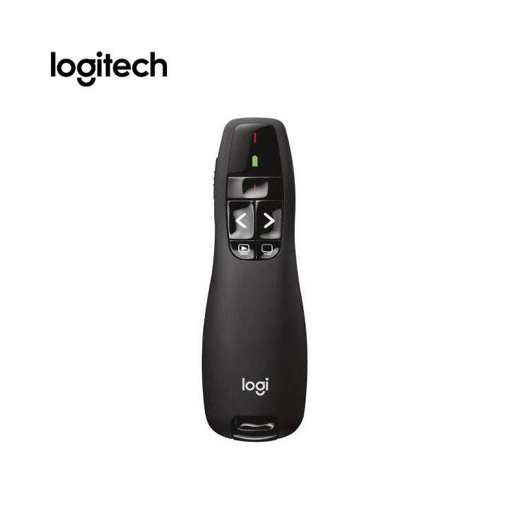 Logitech R400 Wireless Presentation Remote (Red Laser) เลเซอร์พอยต์เตอร