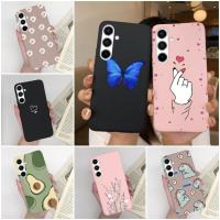 A54ปลอกสำหรับ Samsung 5ก. แฟชั่นเคสด้านหลังซิลิโคน TPU นิ่มลายดอกทานตะวันดอกเดซี่สำหรับ Samsung GalaxyA54เคสโทรศัพท์54บน SamsungA54เคสกันกระแทกเคส Capa สำหรับ Samsung A54