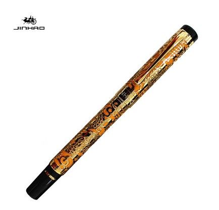 luxury-jinhao-0-5mm-black-ink-refill-rollerball-pen-for-business-office-good-writing-high-end-gift-pens-with-a-gift-box