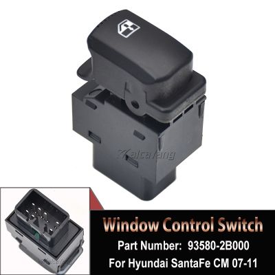 ✣ 935802B000 Car Power Window Sub Switch Rear LH RH For SANTA FE 2007 2008 2009 2010 2011 2012 935802B500 93580-2B000 935812B000