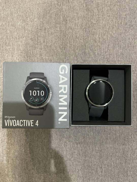 Garmin Vivoactive 4, GPS Smartwatch, Features Music, Body Energy ...