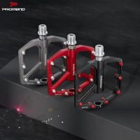 PROMEND NEW Ultralight MTB Bicycle Pedal Aluminum Alloy Flat 9/16 Pedals Anti-Slip Bike 3 palin Bearing Pedals Vtt Bicycle Parts