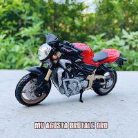 Bburago 1:18 Ducati PANIGALE V4 Alloy Diecast Motorcycle Model Workable Shork-Absorber Toy For Children Gifts Toy Collection