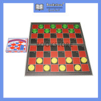 เกมส์หมากฮอท กระดานหมากฮอท (กระดาษ+เบี้ย) CHECKERS