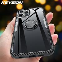 (Phone case) KEYSION ล้างกันกระแทกกรณีสำหรับ iPhone 13 Pro Max 13มินิ12 11 XS XR แหวนใสโทรศัพท์ปกหลังสำหรับ iPhone SE 2020 8 7เคสและซองมือถือ