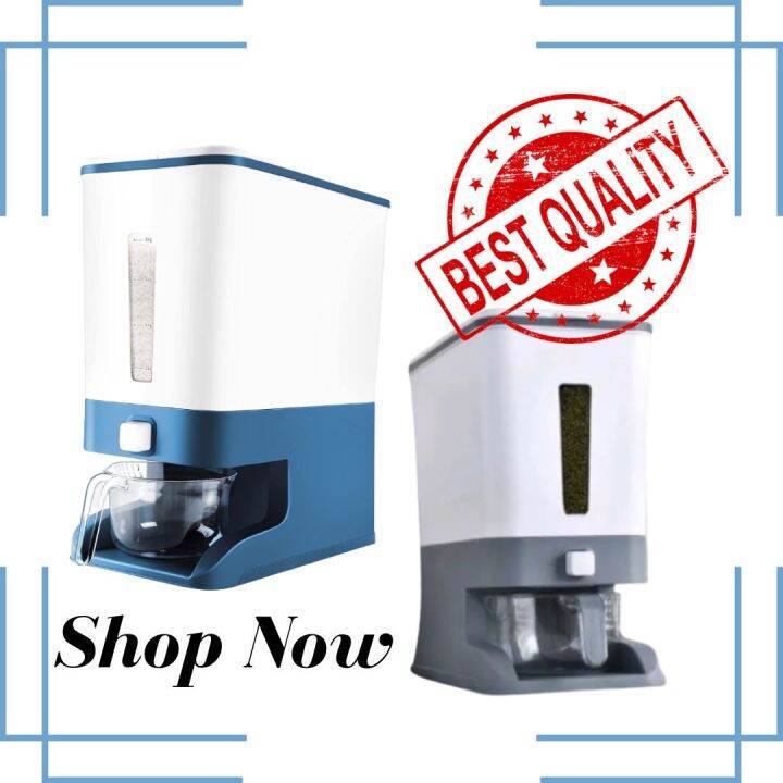 Grain Storage Rice Container Large Capacity Food Storage Rice Dispenser