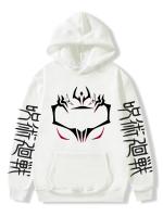 Anime Jujutsu Kaisen Letter Prints Hoodie Men Raglan Anime Hoody Harajuku Sweatshirt Fashion Oversized Sportswear Unisex Size XS-4XL