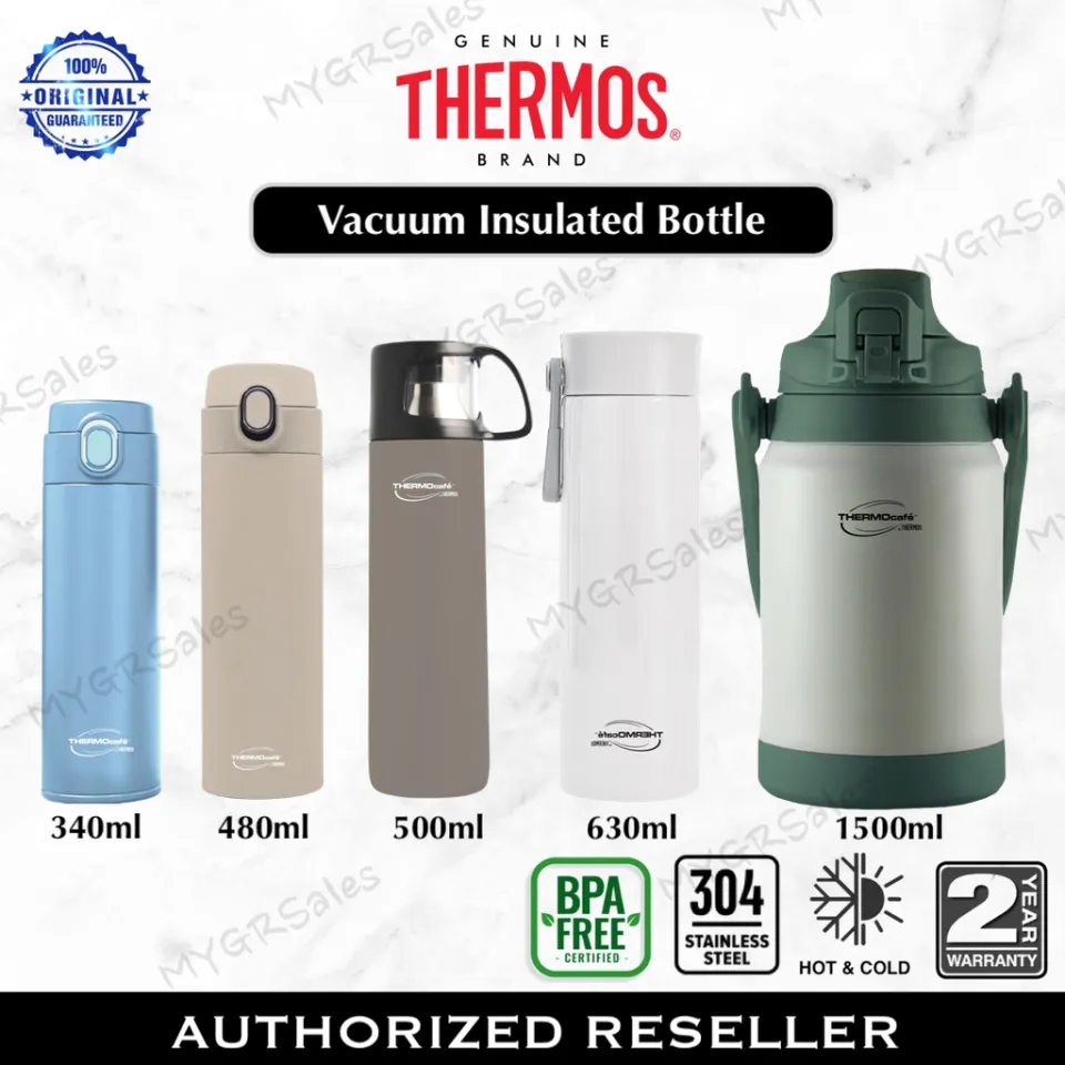 Thermos ThermocafA Stainless Steel Flask, 350 ml