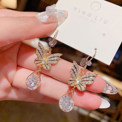 Womens Dangle Earrings Crystal Zircon Jewelry Fashion Earrings For Women Crystal Dangle Earrings Zircon Jewelry