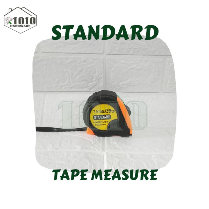 7.5mts/25fts HEAVY DUTY STANDARD TAPE MEASURE | Lazada PH