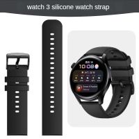 ▩﹉☁ Silicone Replacement Watch Band With Substitute Watch3 /GT2/3 Pro/Buds/ Glory 2 Series Rubber Strap For Men And Women 22mm