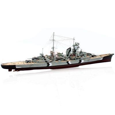 1/700 German Heavy Cruiser Prinz Eugen 1942 Boat Ship With Wooden Deck ...