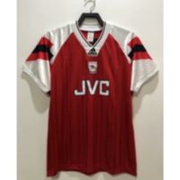 2022 2023 ล่าสุด เสื้อกีฬาแขนสั้น ลายทีมชาติฟุตบอล Arsenal 1992 1994 92 94 Arsenal ชุดเหย้า สีแดง สไตล์วินเทจ คลาสสิก