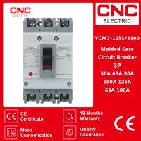 YCM7-125S CNC/3300แม่พิมพ์ตัวเรือนเครื่องตัดวงจร3P สวิตช์พลังงานแสงอาทิตย์15kA AC400V 125A ป้องกันมอเตอร์ MCCB