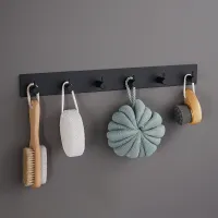 【YF】 Stainless Steel Wall Hook 3M Sticker Adhesive Door Towel Clothes Robe Rack Toilet Accessories Shower