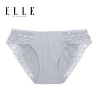 ELLE Lingerie Bikini Lowrise กางเกงในรูปแบบ Bikini ตกแต่งลูกไม้ - LU6733