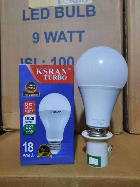 Ksran Lampu Led 18 Watt Turbo Putih Bulb Lampu Led Garansi 18 Watt Lazada Indonesia 2522