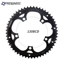 Prowheel โซ่จักรยานเสือหมอบ130 BCD 39/53T,โซ่อลูมิเนียมอัลลอย/เหล็กจานหน้าสำหรับจักรยาน10/11สปีดชิ้นส่วนชุดจานหน้า