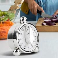 60 Minutes Kitchen Mechanical Timer Cooking Reminders Alarm Clock for Kitchen Office Countdown Timer