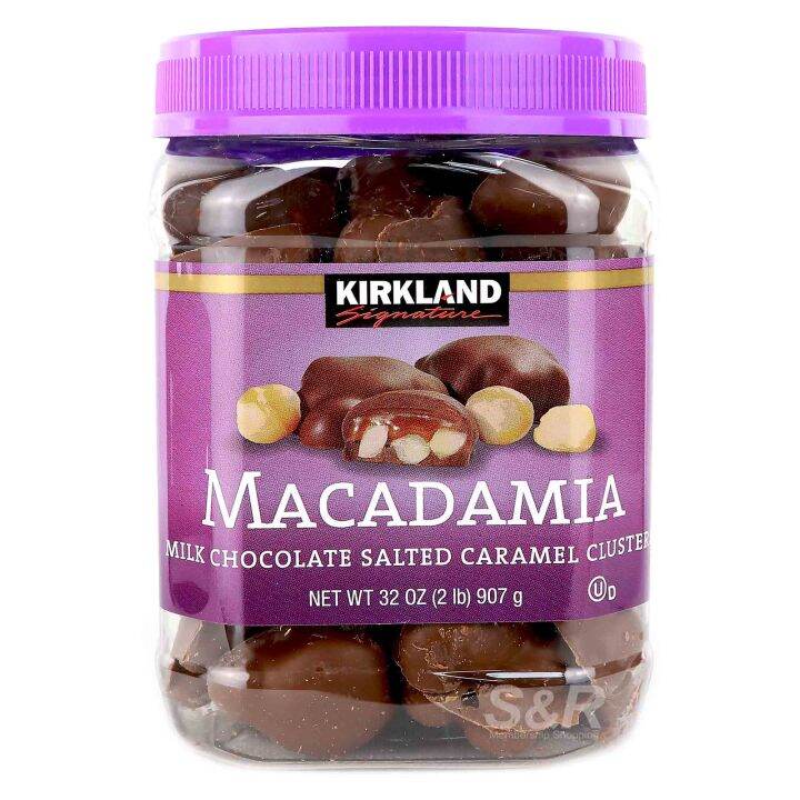 Kirkland Signature Macadamia Milk Chocolate Salted Caramel Clusters