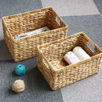 Rattan Basket Rotan Bakul Organizer Storage Vietnam Basket Water Hyacinth eagrass Basket Raga Rotan Pantry Basket Seagrass Basket Basket Rattan Drawer Basket Wicker Water Hyacinth Basket Bakul Rotan Cane Basket Rope Basket Rattan Basket Vie