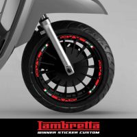 สติ๊กเกอร์ขอบล้อ แลมเบรตต้า New Lambretta ทุกรุ่น ได้ 2 ล้อ ซ้าย-ขวา