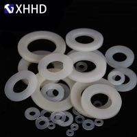 White Nylon Flat Washer Plastic Insulation Plated Flat Spacer Seals Gasket Ring M2 M2.5 M3 M4 M5 M6 M8 M10 M12 M14 M16 M18 M20