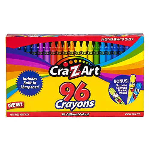 Cra-Z-Art Washable Triangle Crayons - 10 Piece Set
