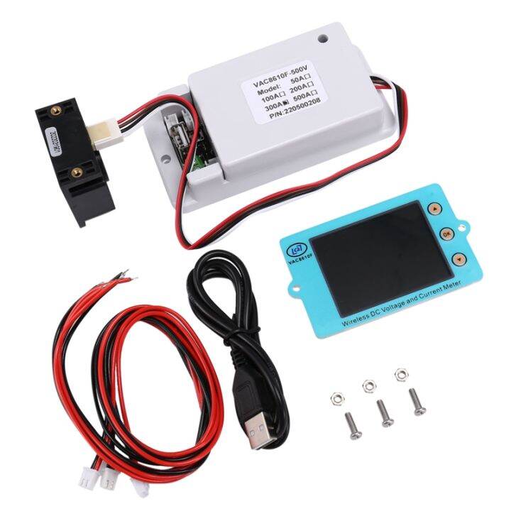 2.4 Inch DC 500V Wireless Voltage Meter Voltmeter Ammeter Solar Battery