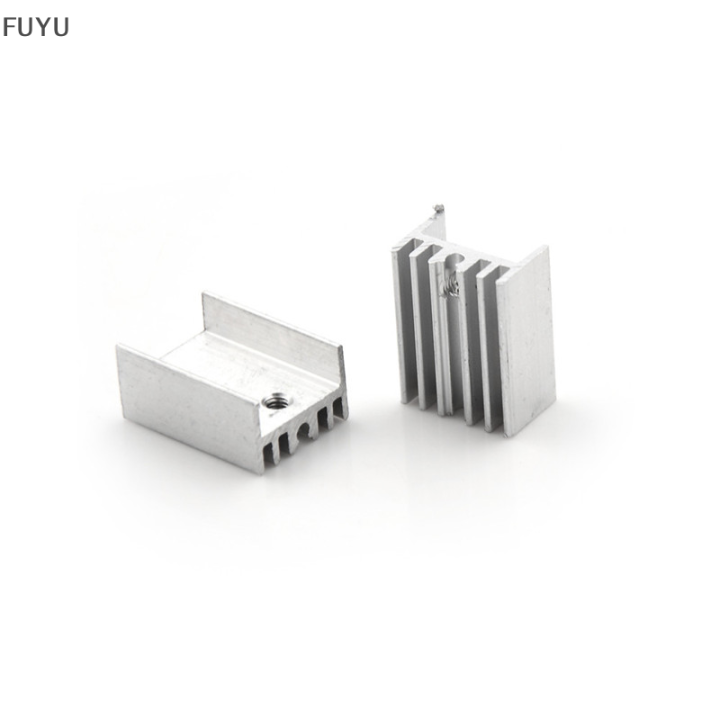 fuyu-10x-ชุดฮีทซิงค์อลูมิเนียมสำหรับ-220ทรานซิสเตอร์20x15x10mm