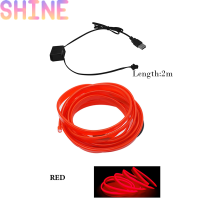 Shine บรรยากาศรถยนต์โคมไฟตกแต่งภายในรถยนต์ไฟ LED Strip Decoration line