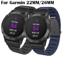 Quickfit สายนาฬิกาข้อมือคาร์บอนไฟเบอร์ 22 มม. 26 มม. สําหรับ Garmin Fenix 7X 7 Solar 6X 6 Pro 5 5X Plus 3 3HR Epix