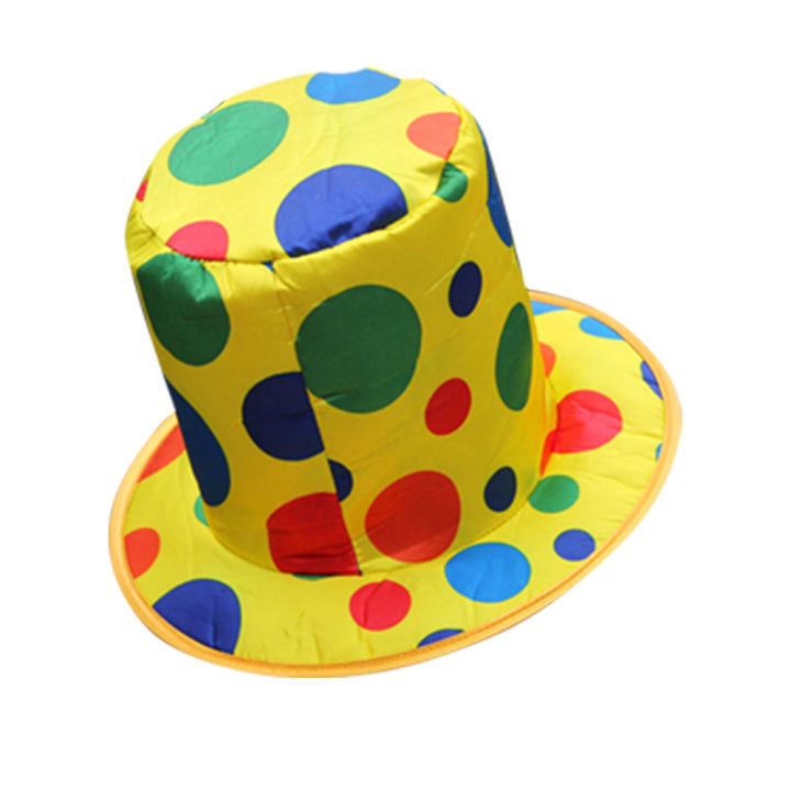 hotfunny-clown-หมวก-circus-parti-ตกแต่ง-circus-star-dressing-clown-หมวกเด็ก-happy-circus-theme-วันเกิดหมวก