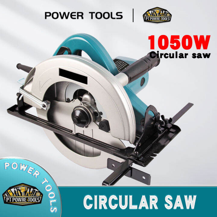 【No. 1 in sales】 Electric Circular Saw 1050W Woodworking Table Saw Hand