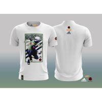 Naruto2023 x Advertising T-shirt (kakashi) - White/black/grey (childrens 100cm to 3xl) (free Custom Name&amp;) 2023 New T-shirt