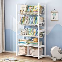 [COD] Student bookshelf landing subway art bedroom home book storage picture multi-layer narrow slit living room shelf bookcase