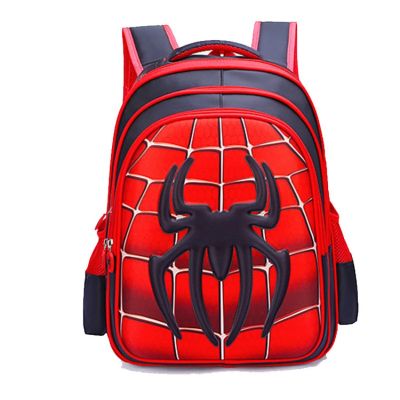 Captain America Children 3D Cute Spiderman Design Backpack Boys Primary School Bag Kids Kindergarten Backpack