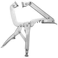 4-Point Locking Pliers Quick Adjustable Width of C-Clamp Holding From 2In. to 5In. Locking Pliers