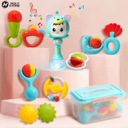 DEERC Đồ chơi lục lạc cầm tay có nhạc kiểu dáng dễ thương chất liệu cao su