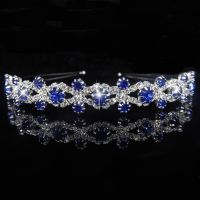 AINAMEISI Crystal Princess Tiaras and Crowns for Bridal Girls Elegant Hairbands Pearl Wedding Hair Jewelry Fashion Accessories